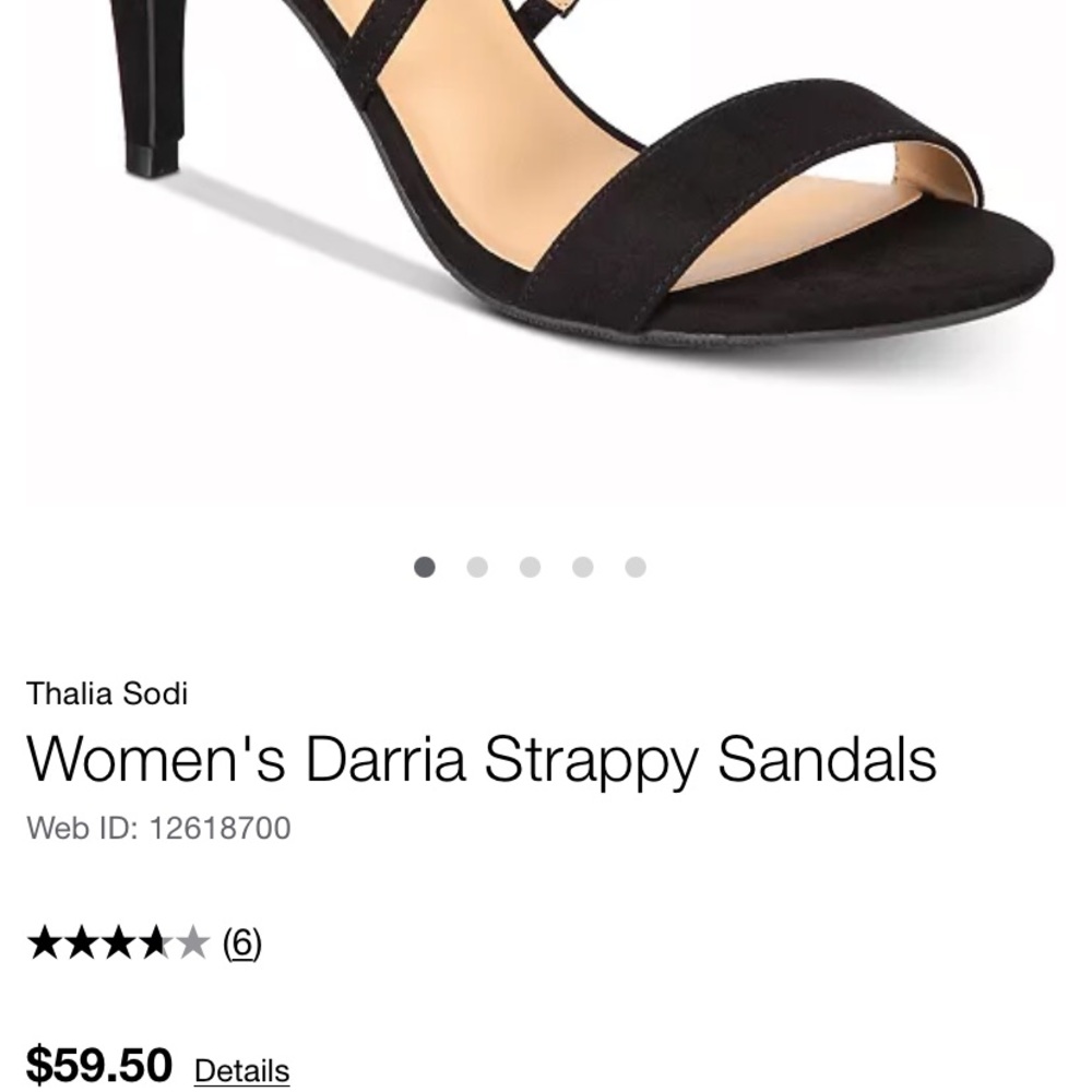 THALIA SODI BLACK and TAN STILETTO HEELS